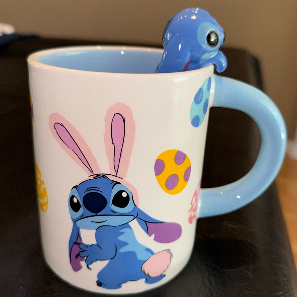 Stitch Mug NWOT Disney Stitch & Easter Adorable Mug